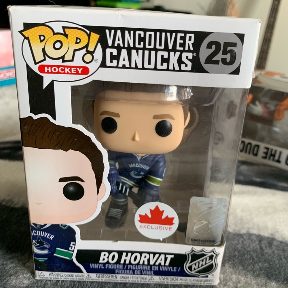 Funko Pop! NHL Vancouver Canucks - Bo Horvat #25 Canadian Exclusive